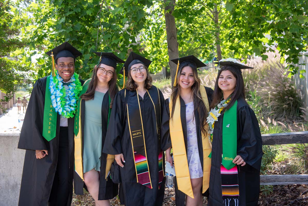 Graduates prepare for CHC Commencement 2024.