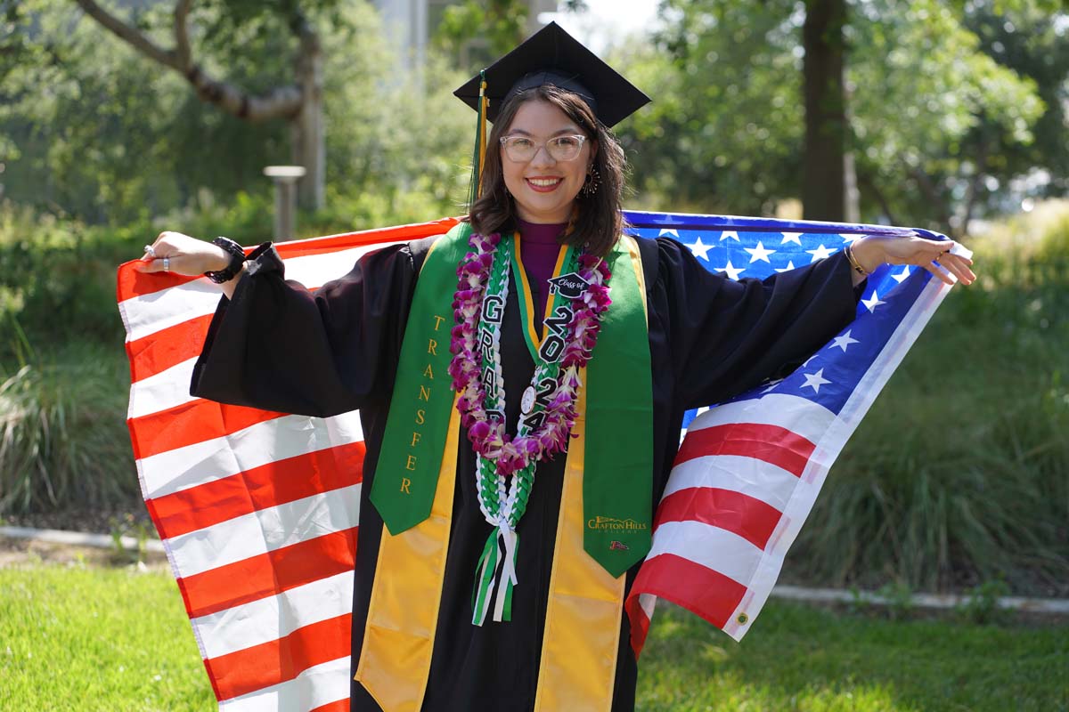 Graduates prepare for CHC Commencement 2024.
