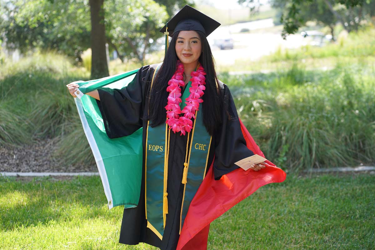 Graduates prepare for CHC Commencement 2024.