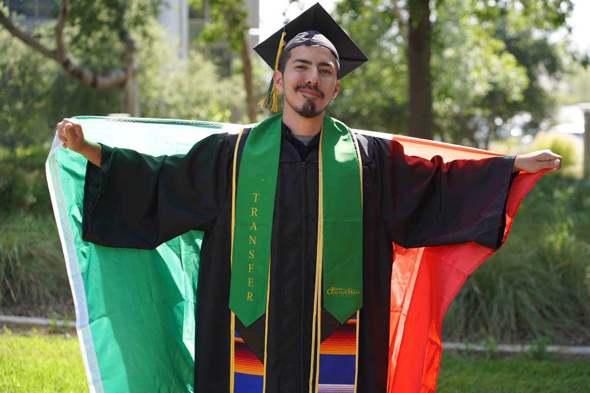 Graduates prepare for CHC Commencement 2024.