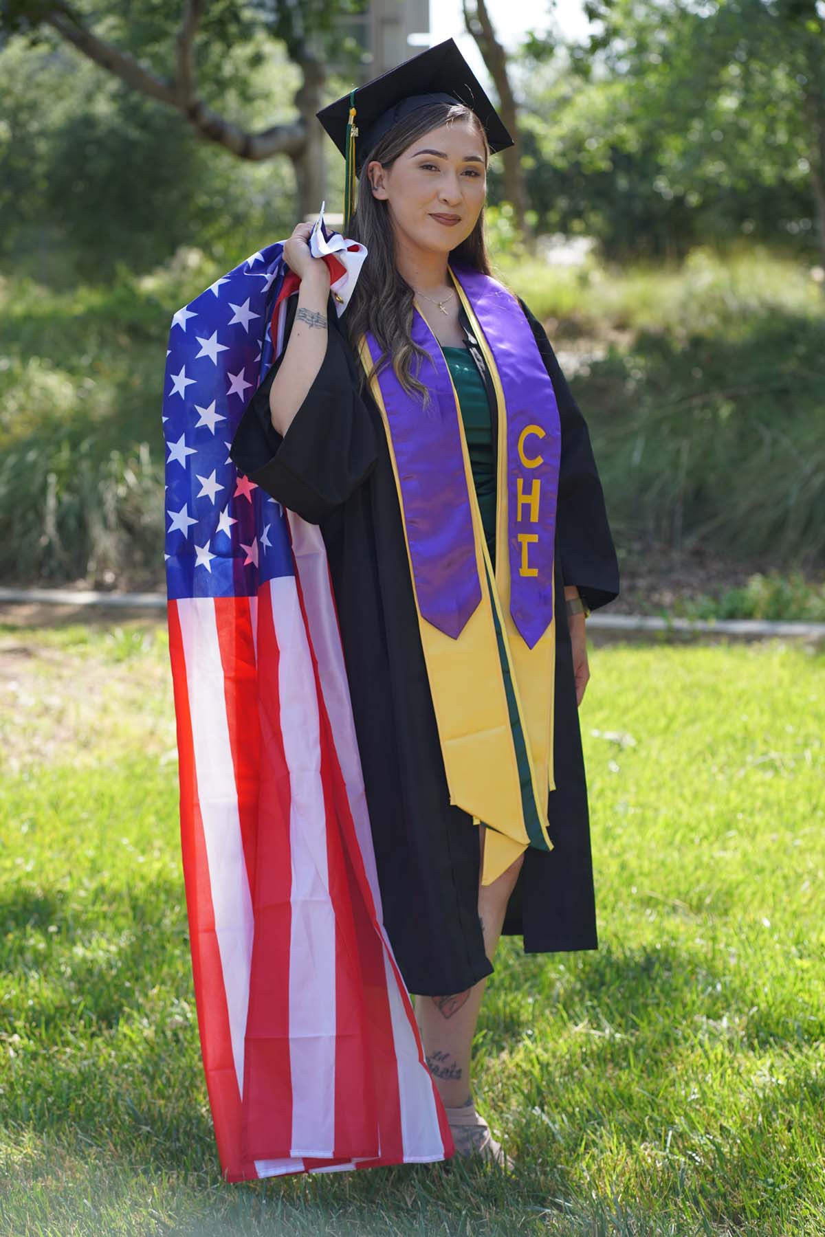 Graduates prepare for CHC Commencement 2024.