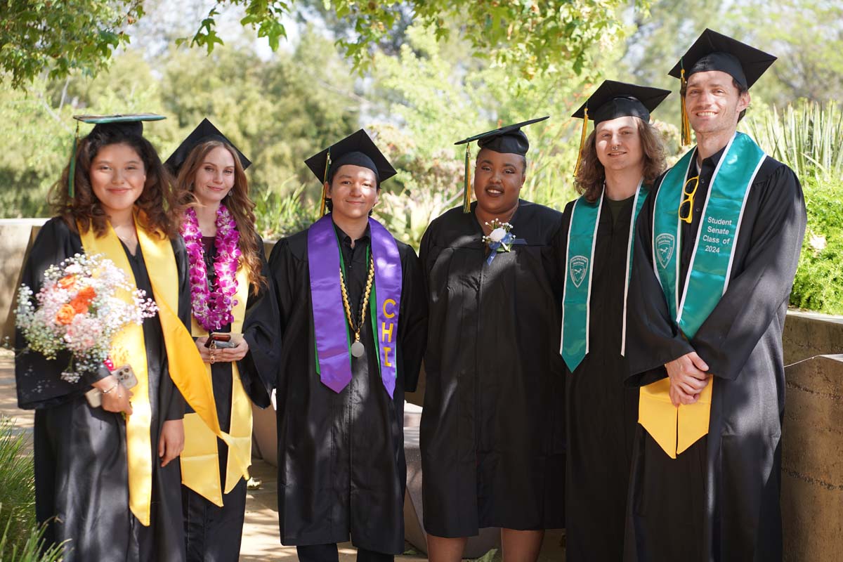 Graduates prepare for CHC Commencement 2024.