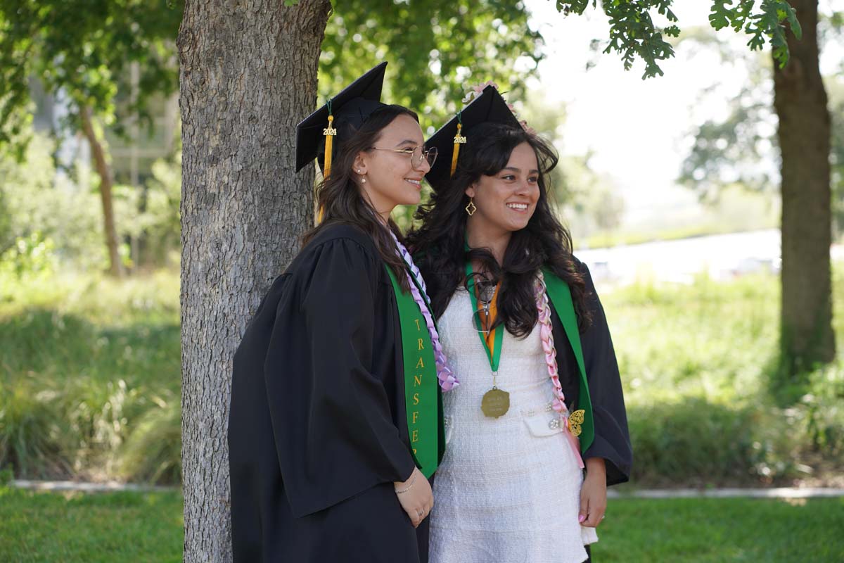 Graduates prepare for CHC Commencement 2024.