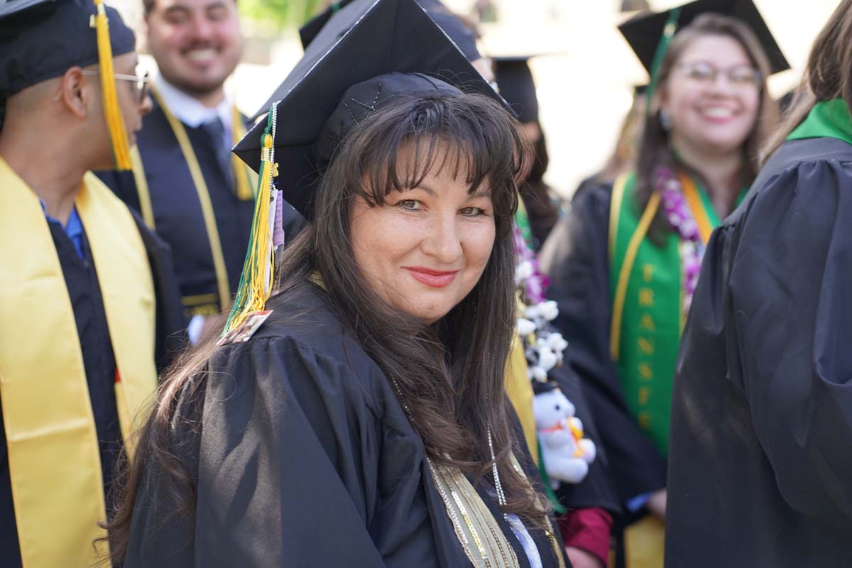 Graduates prepare for CHC Commencement 2024.