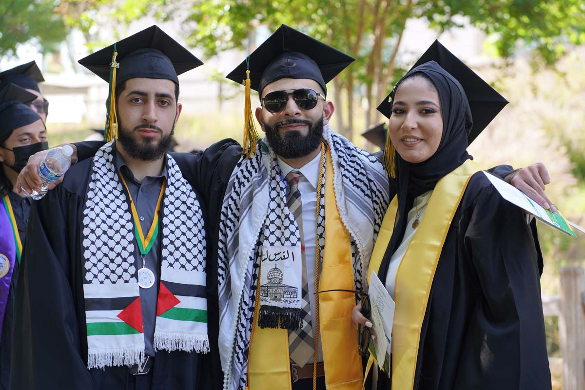 Graduates prepare for CHC Commencement 2024.