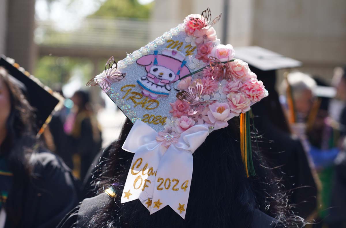 Graduates prepare for CHC Commencement 2024.