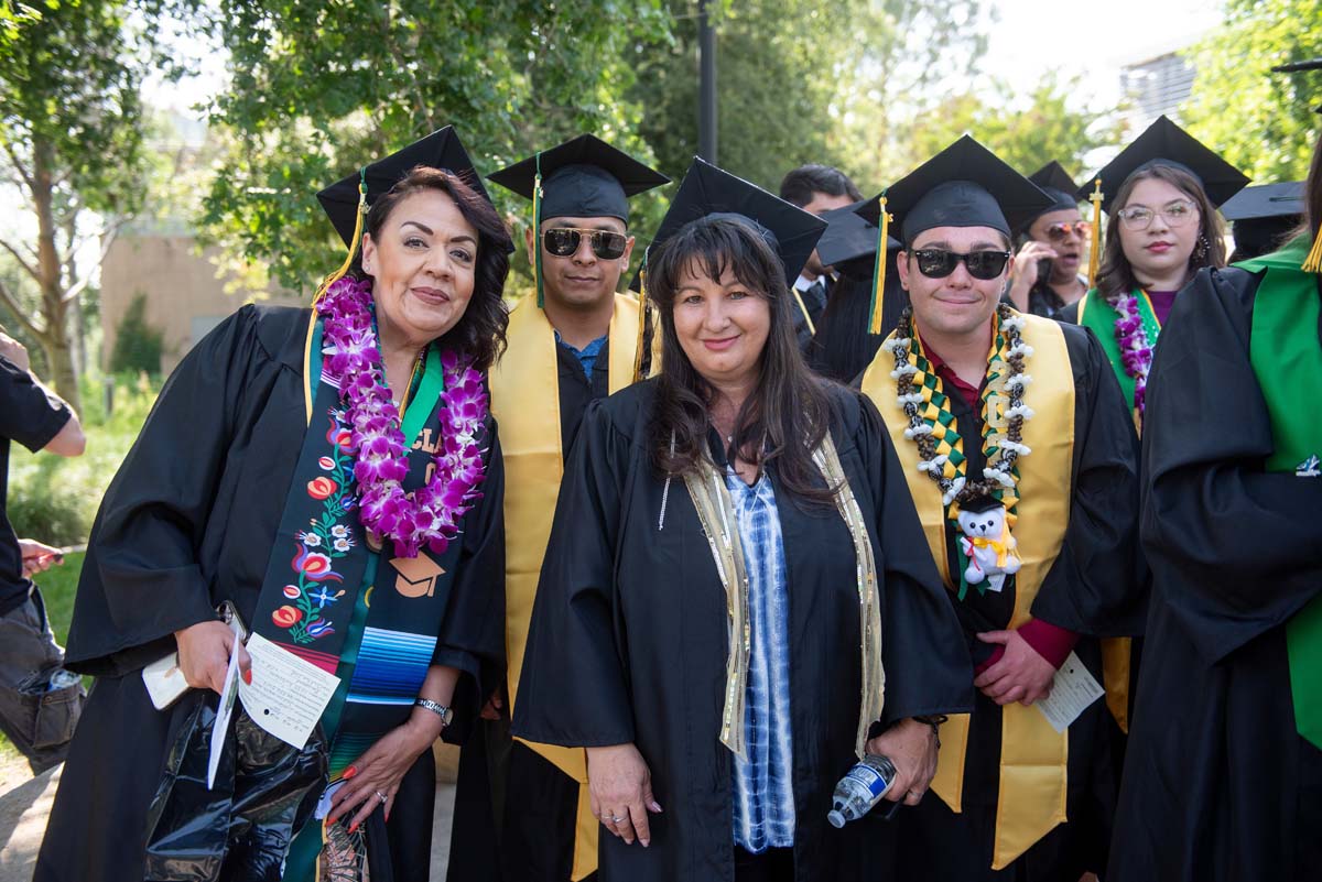 Graduates prepare for CHC Commencement 2024.