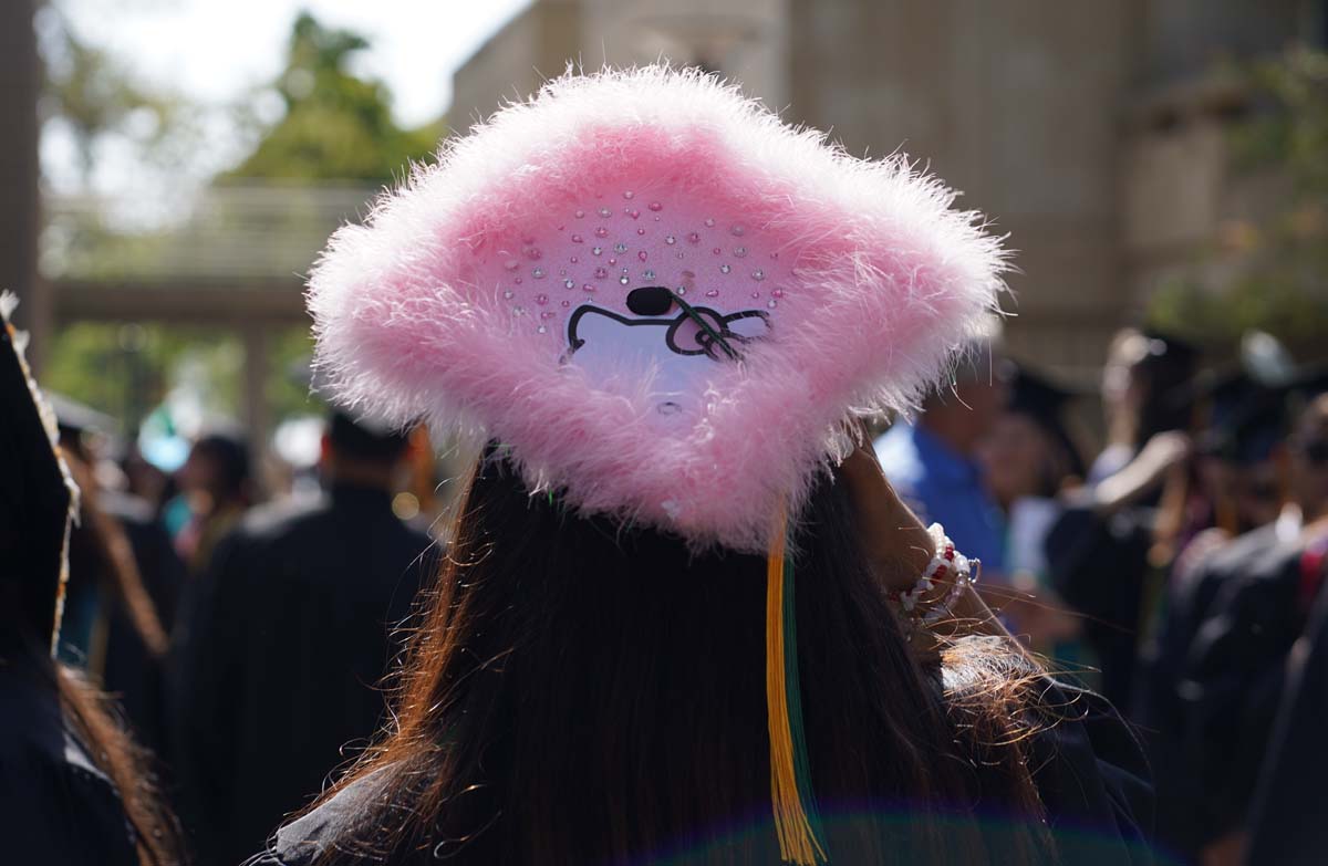 Graduates prepare for CHC Commencement 2024.