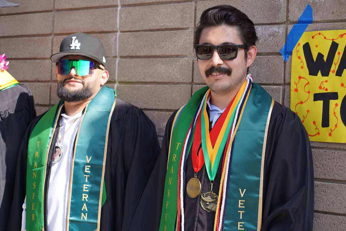 Graduates prepare for CHC Commencement 2024.