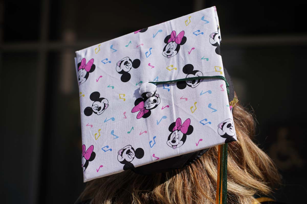 Graduates prepare for CHC Commencement 2024.