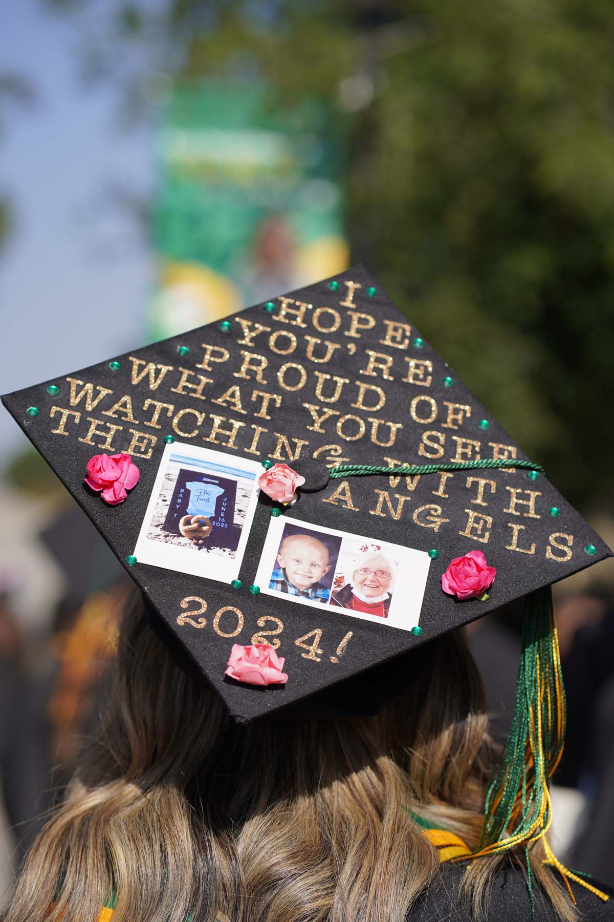 Graduates prepare for CHC Commencement 2024.