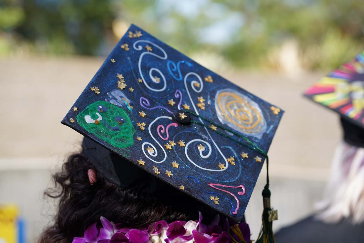 Graduates prepare for CHC Commencement 2024.