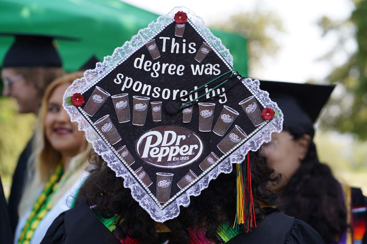 Graduates prepare for CHC Commencement 2024.