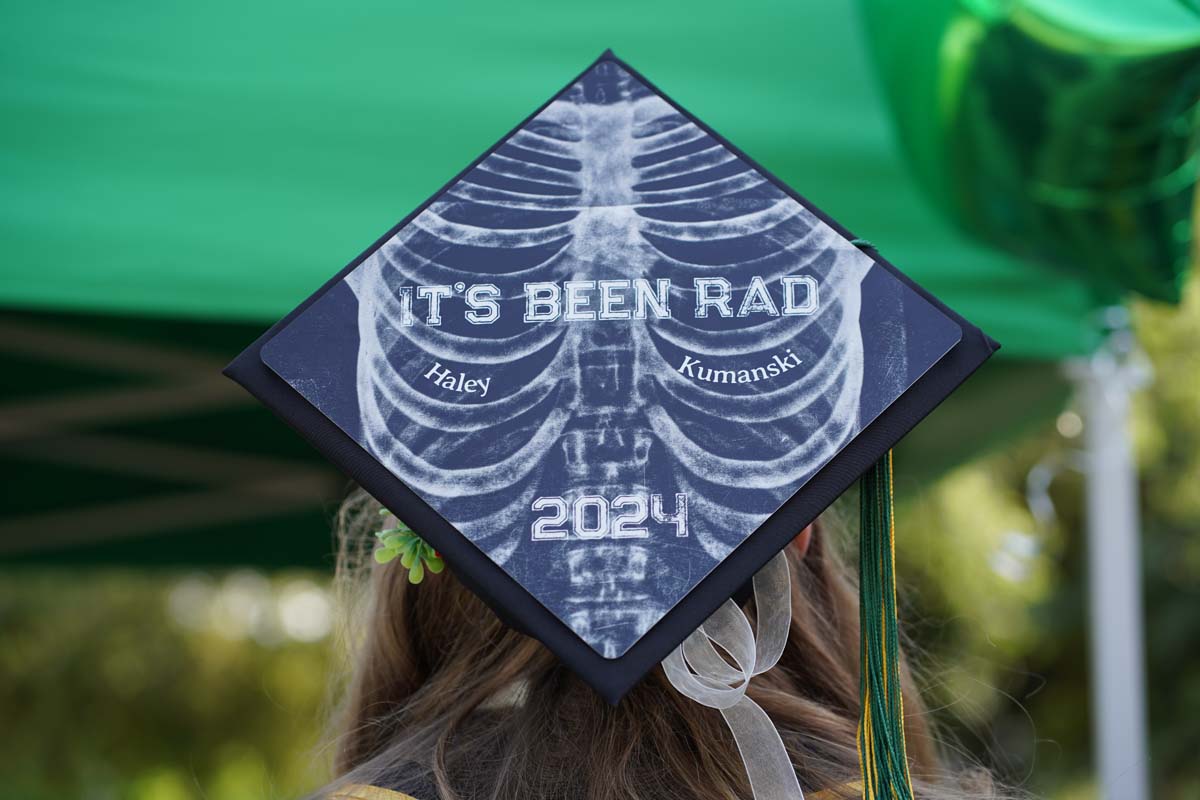 Graduates prepare for CHC Commencement 2024.