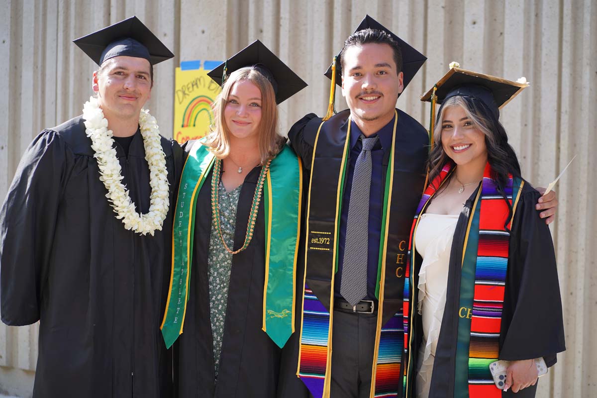 Graduates prepare for CHC Commencement 2024.