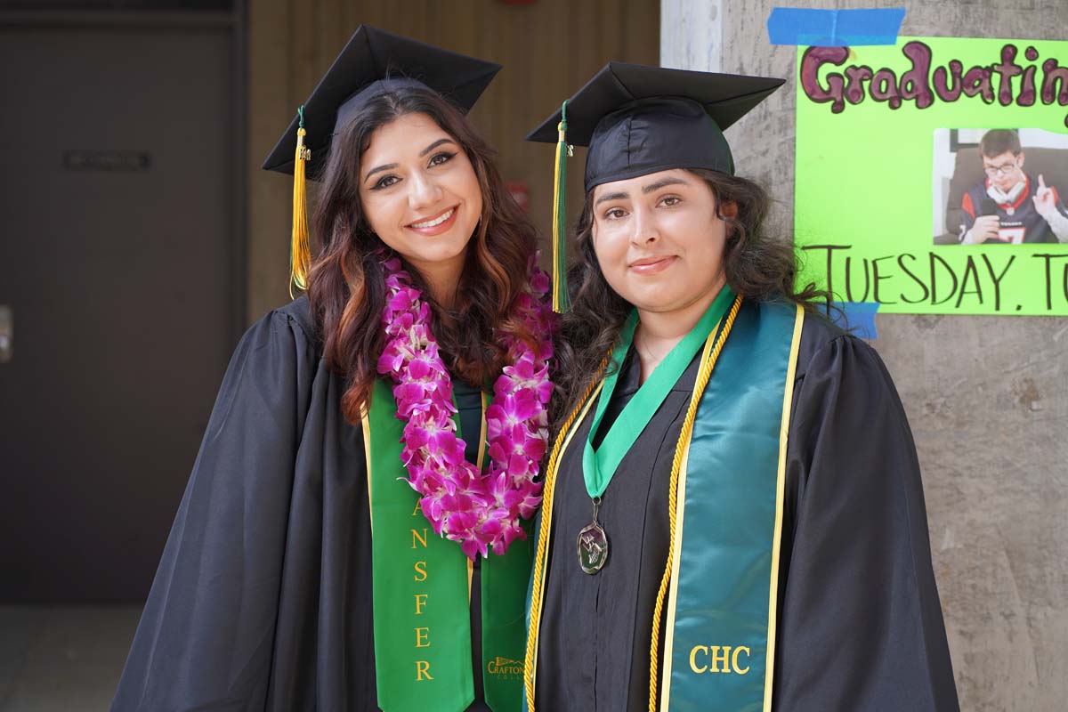Graduates prepare for CHC Commencement 2024.
