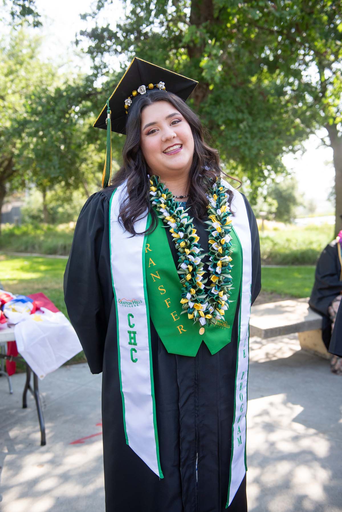 Graduates prepare for CHC Commencement 2024.