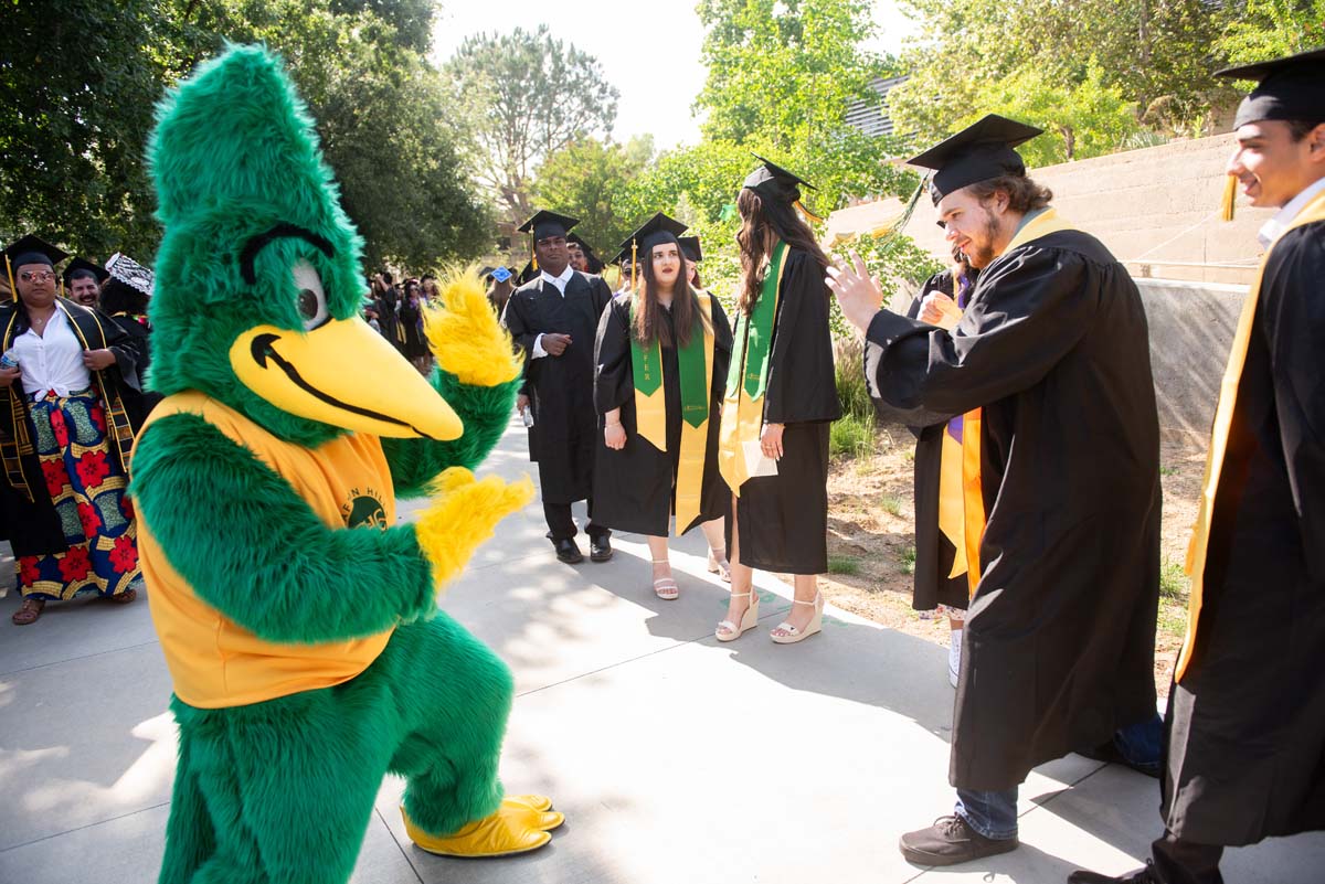 Graduates prepare for CHC Commencement 2024.