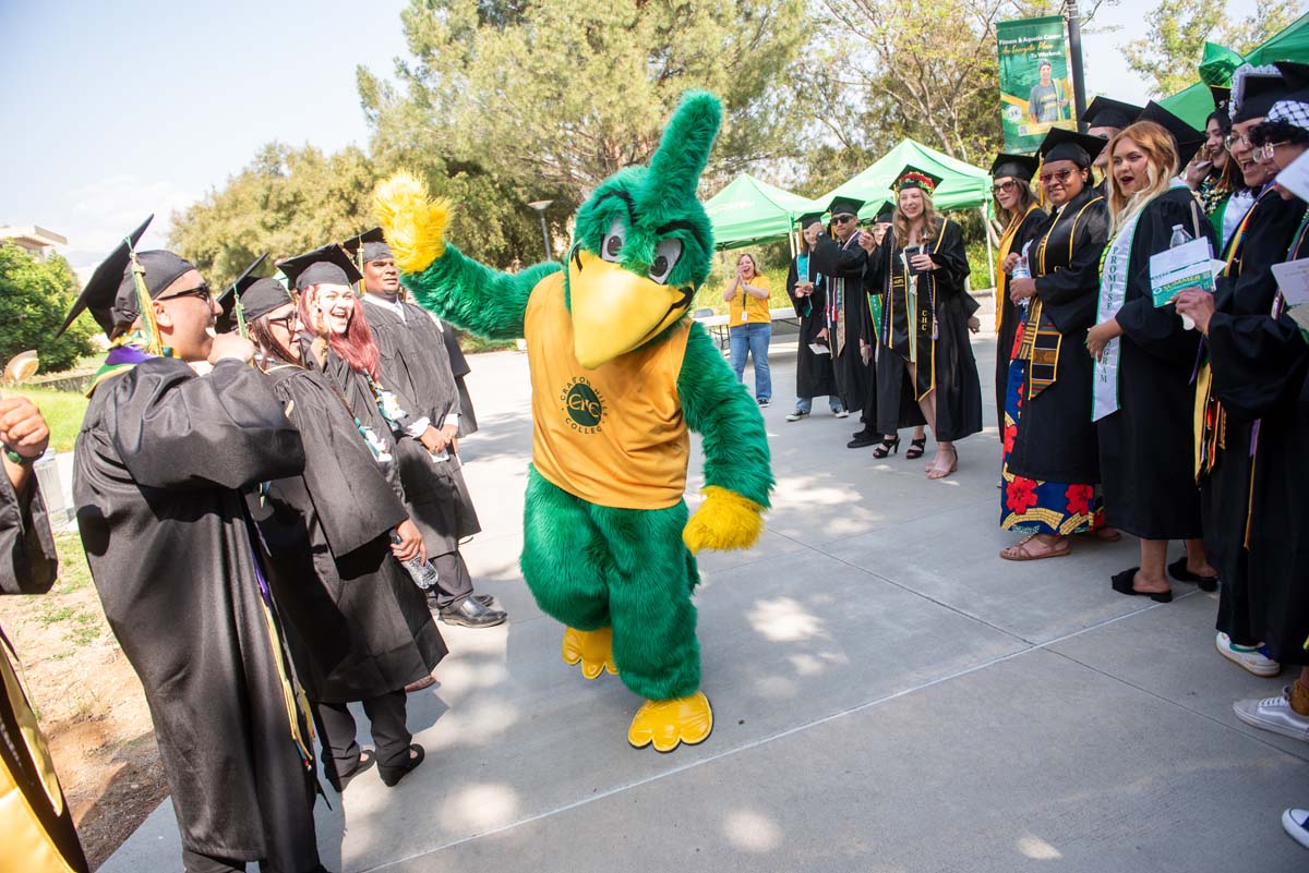 Graduates prepare for CHC Commencement 2024.