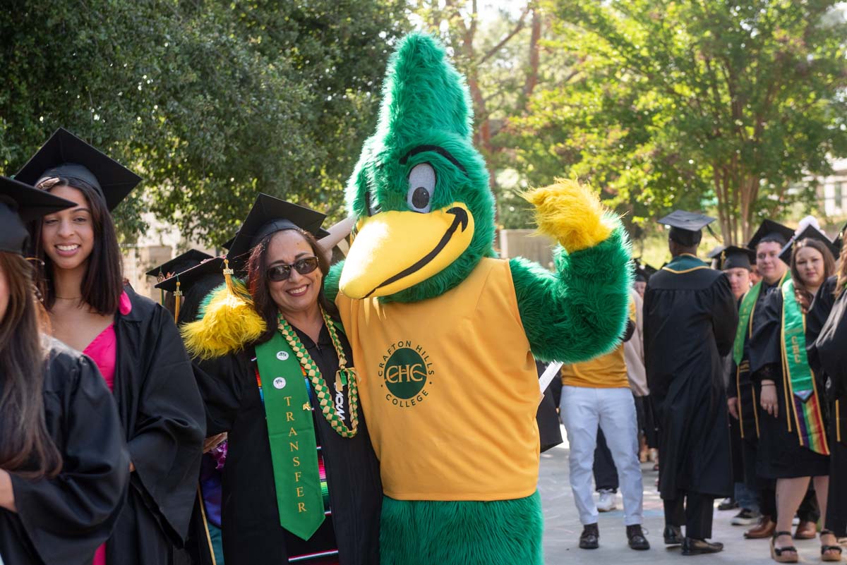Graduates prepare for CHC Commencement 2024.