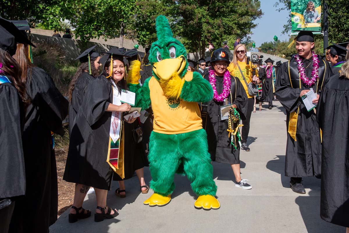 Graduates prepare for CHC Commencement 2024.