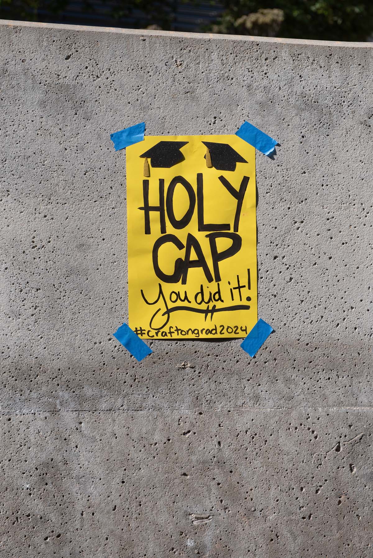 Graduates prepare for CHC Commencement 2024.