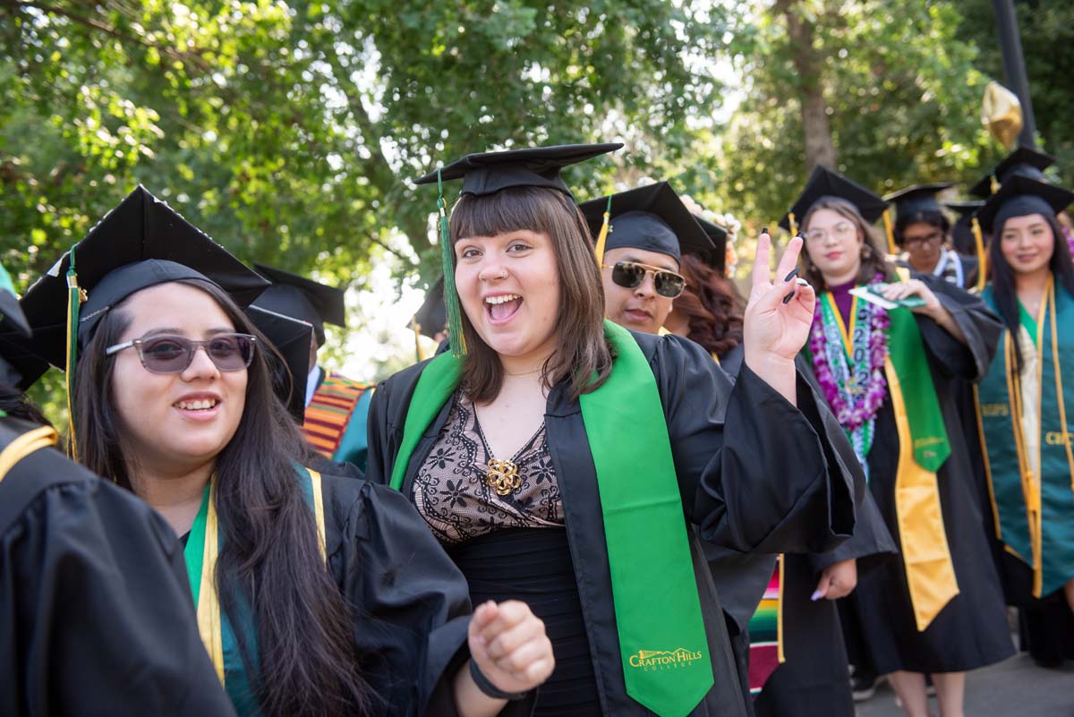 Graduates prepare for CHC Commencement 2024.