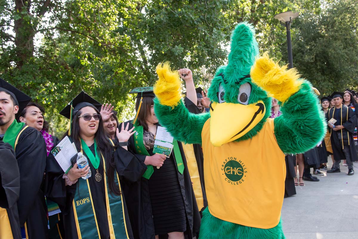 Graduates prepare for CHC Commencement 2024.