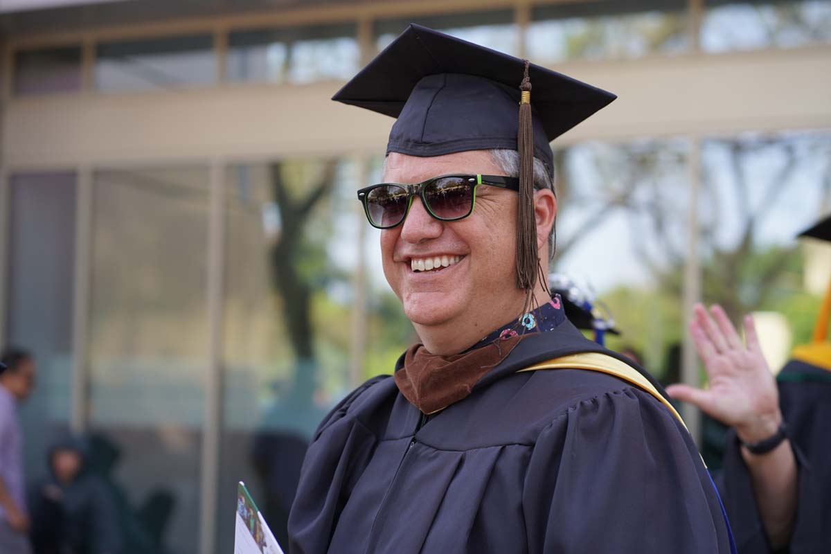 Graduate and faculty processional at CHC's Commencement 2024.