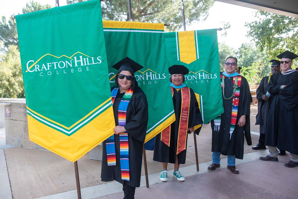 Graduate and faculty processional at CHC's Commencement 2024.