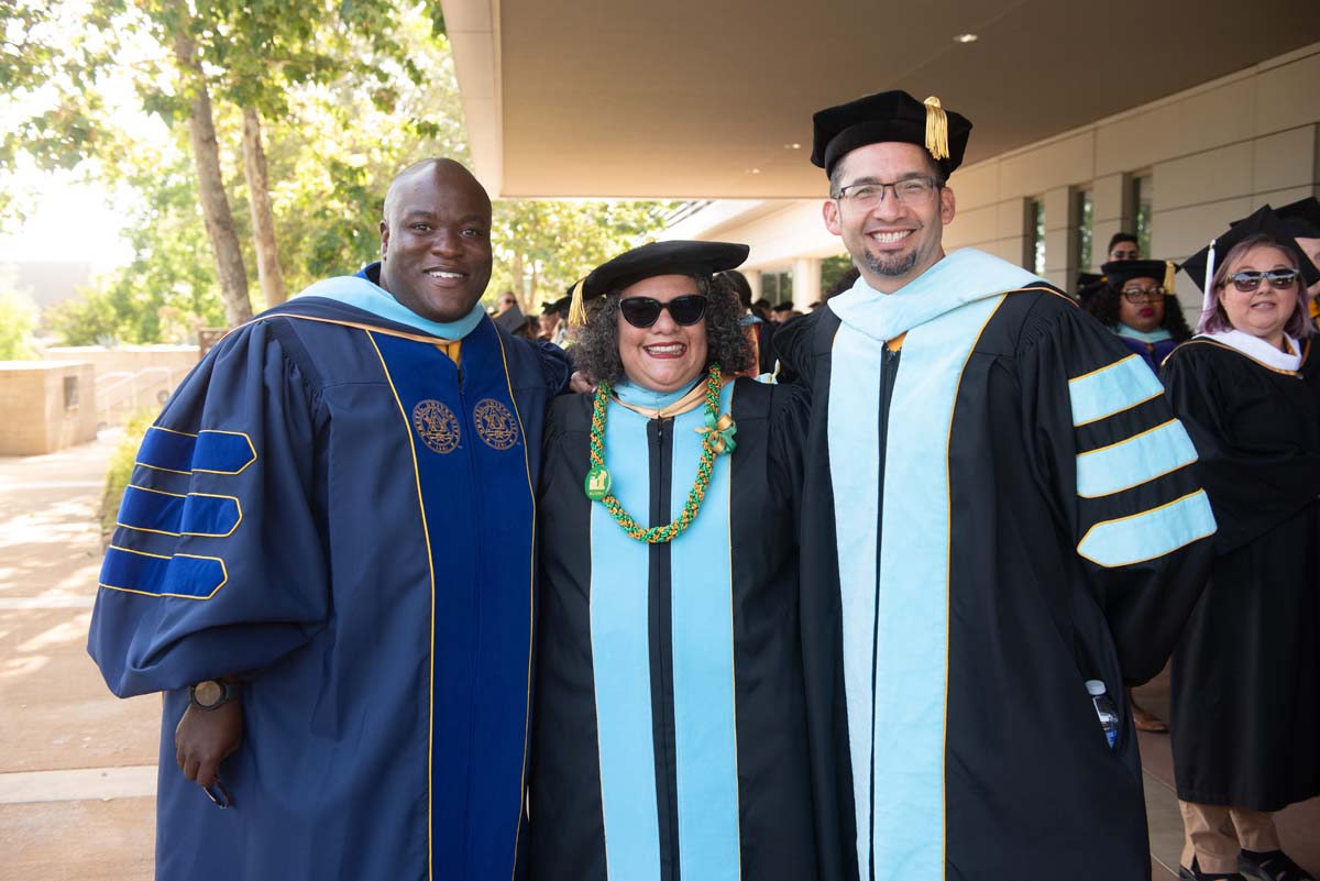 Graduate and faculty processional at CHC's Commencement 2024.