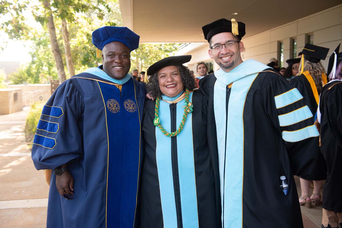 Graduate and faculty processional at CHC's Commencement 2024.