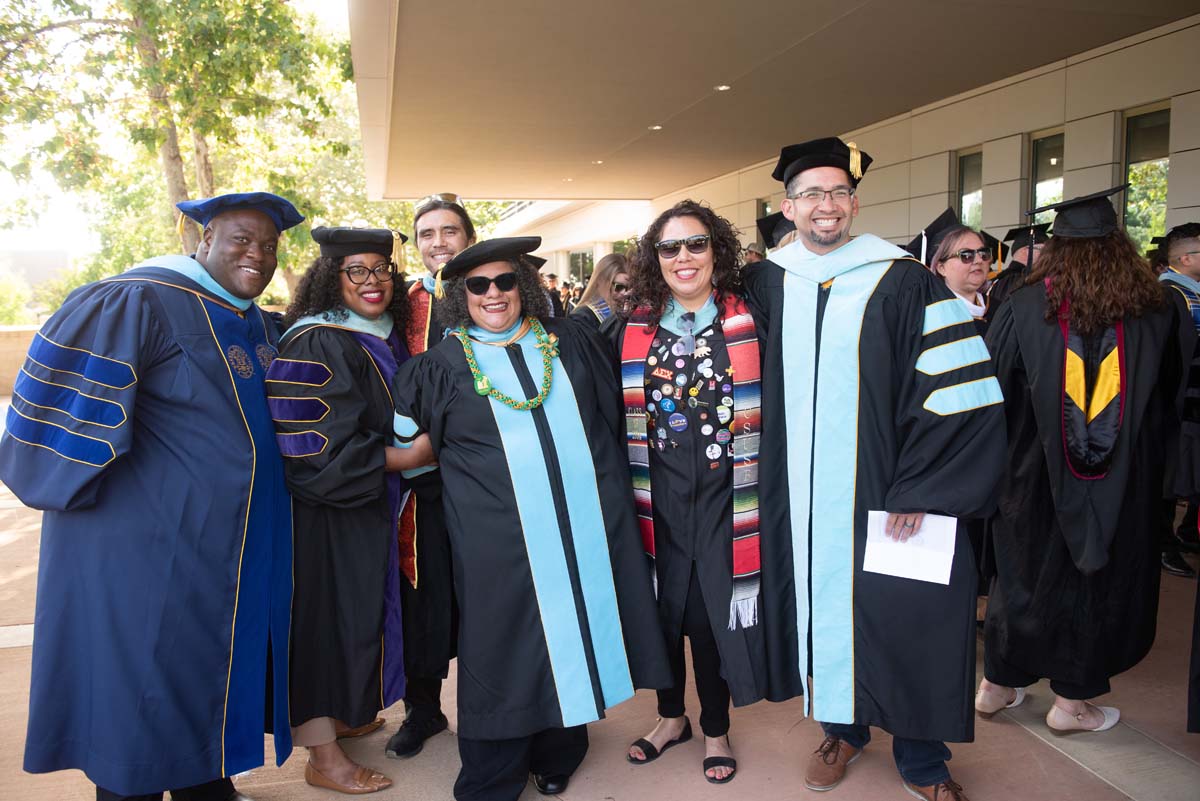 Graduate and faculty processional at CHC's Commencement 2024.