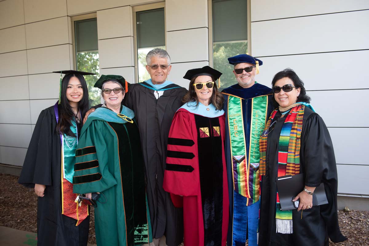 Graduate and faculty processional at CHC's Commencement 2024.