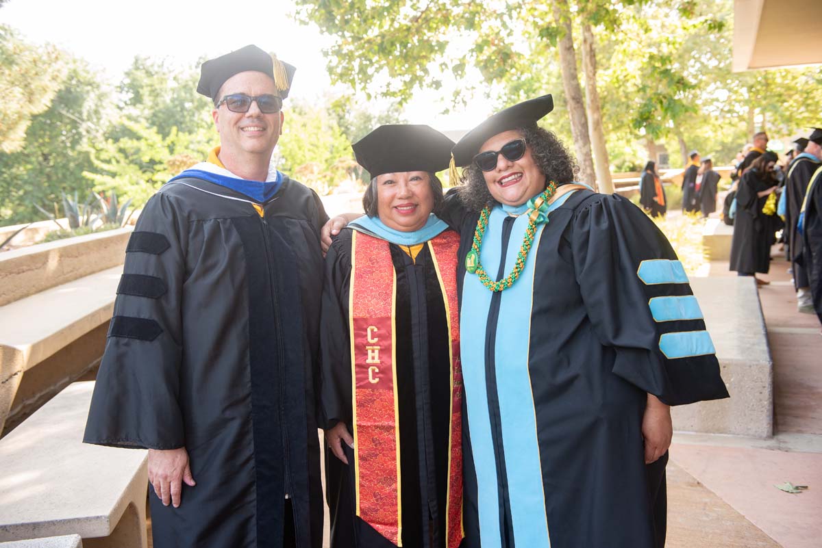 Graduate and faculty processional at CHC's Commencement 2024.