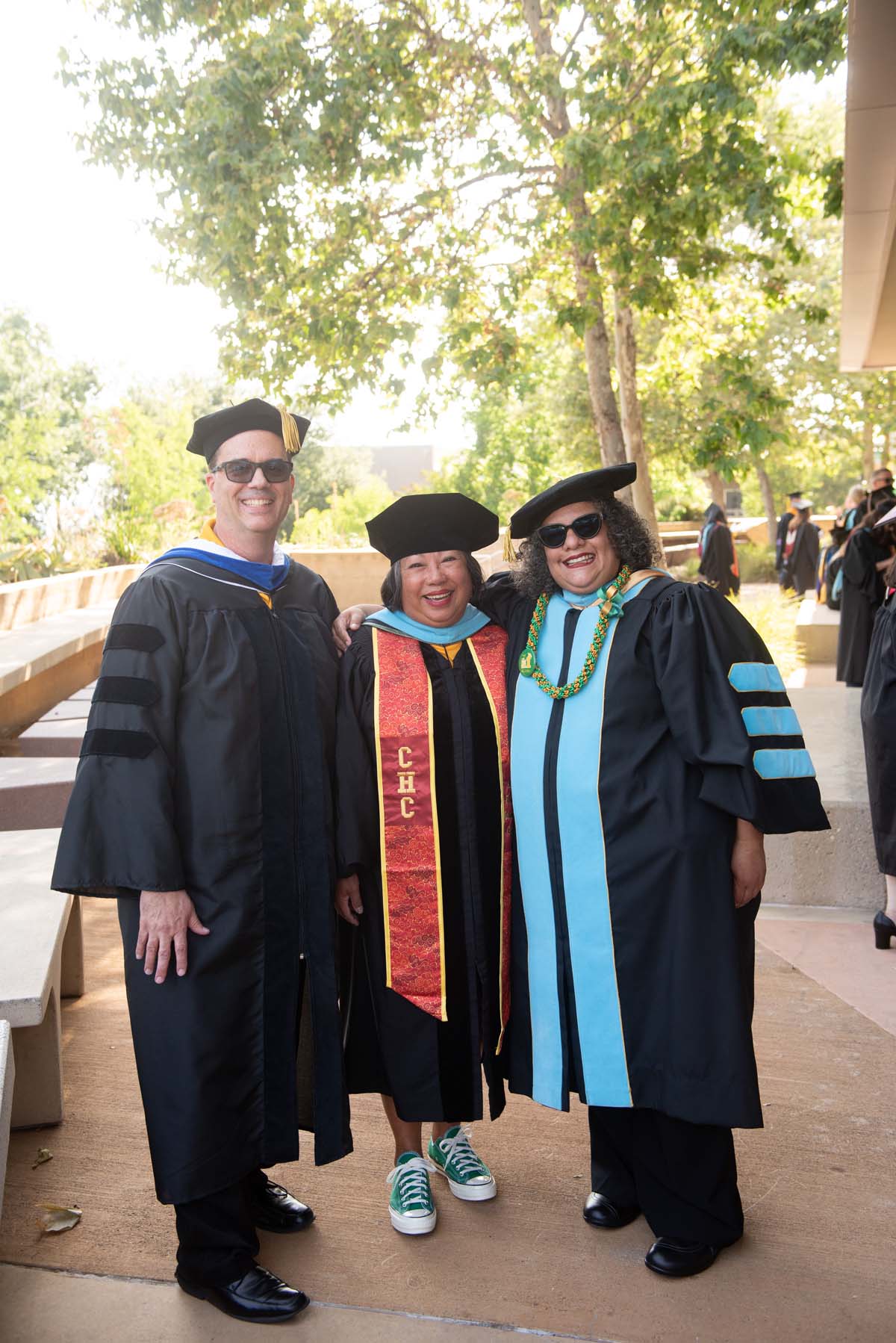 Graduate and faculty processional at CHC's Commencement 2024.