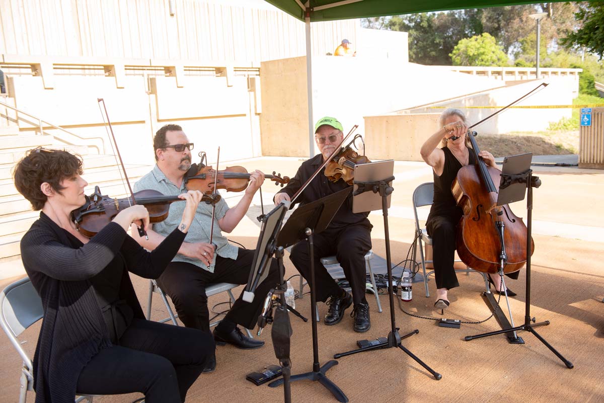 Graduate and faculty processional at CHC's Commencement 2024.