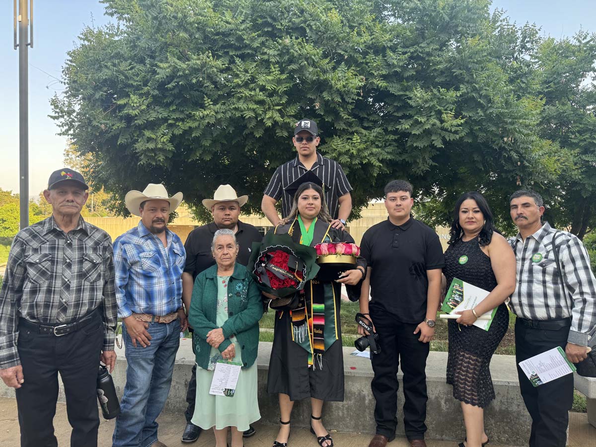 Graduates and families at CHC's Commencement 2024.