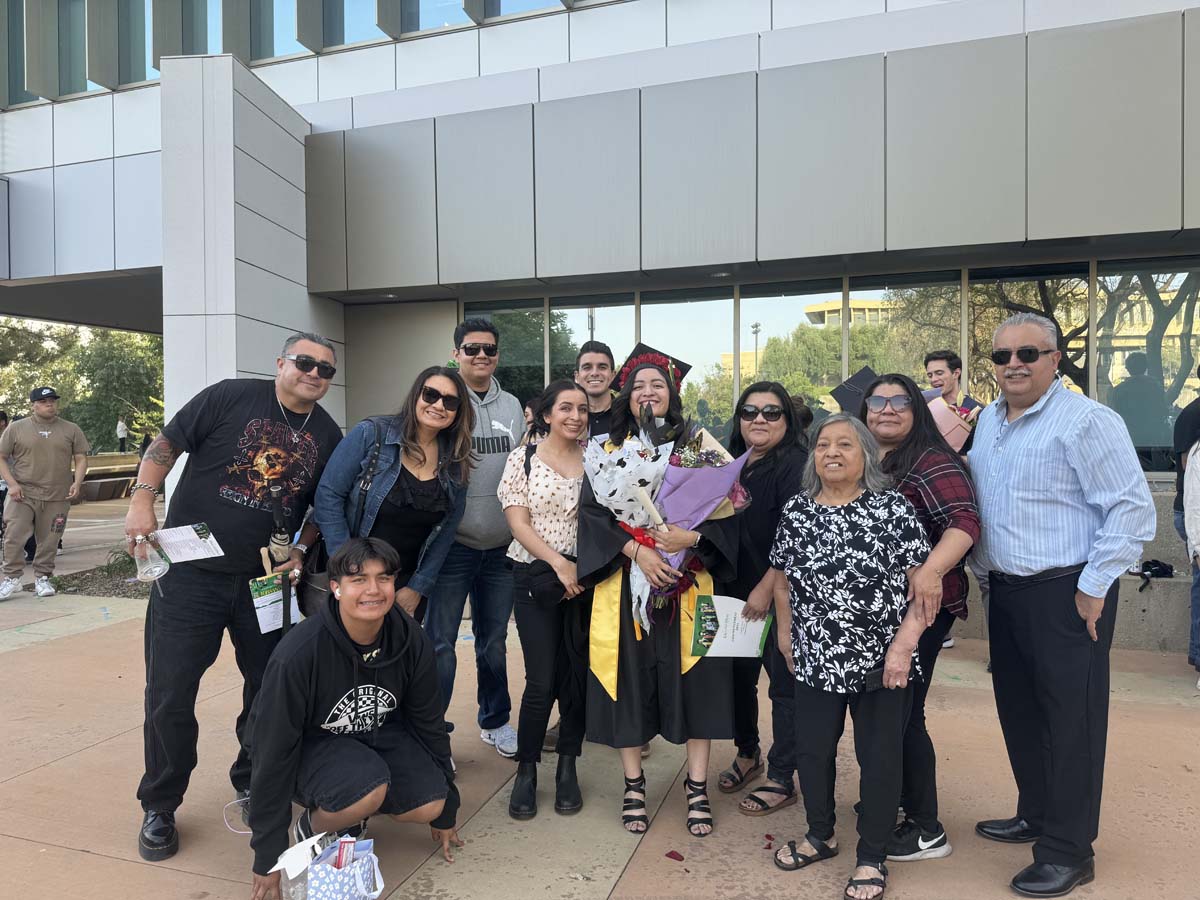 Graduates and families at CHC's Commencement 2024.