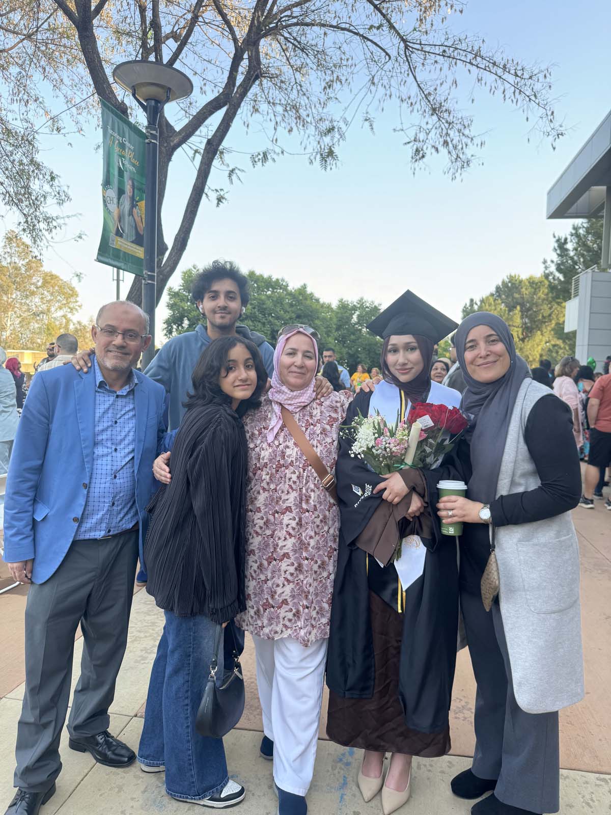 Graduates and families at CHC's Commencement 2024.