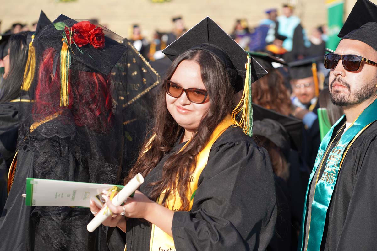 Graduates and families at CHC's Commencement 2024.