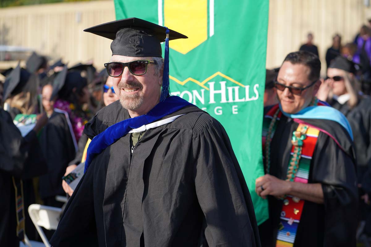 Graduates and families at CHC's Commencement 2024.