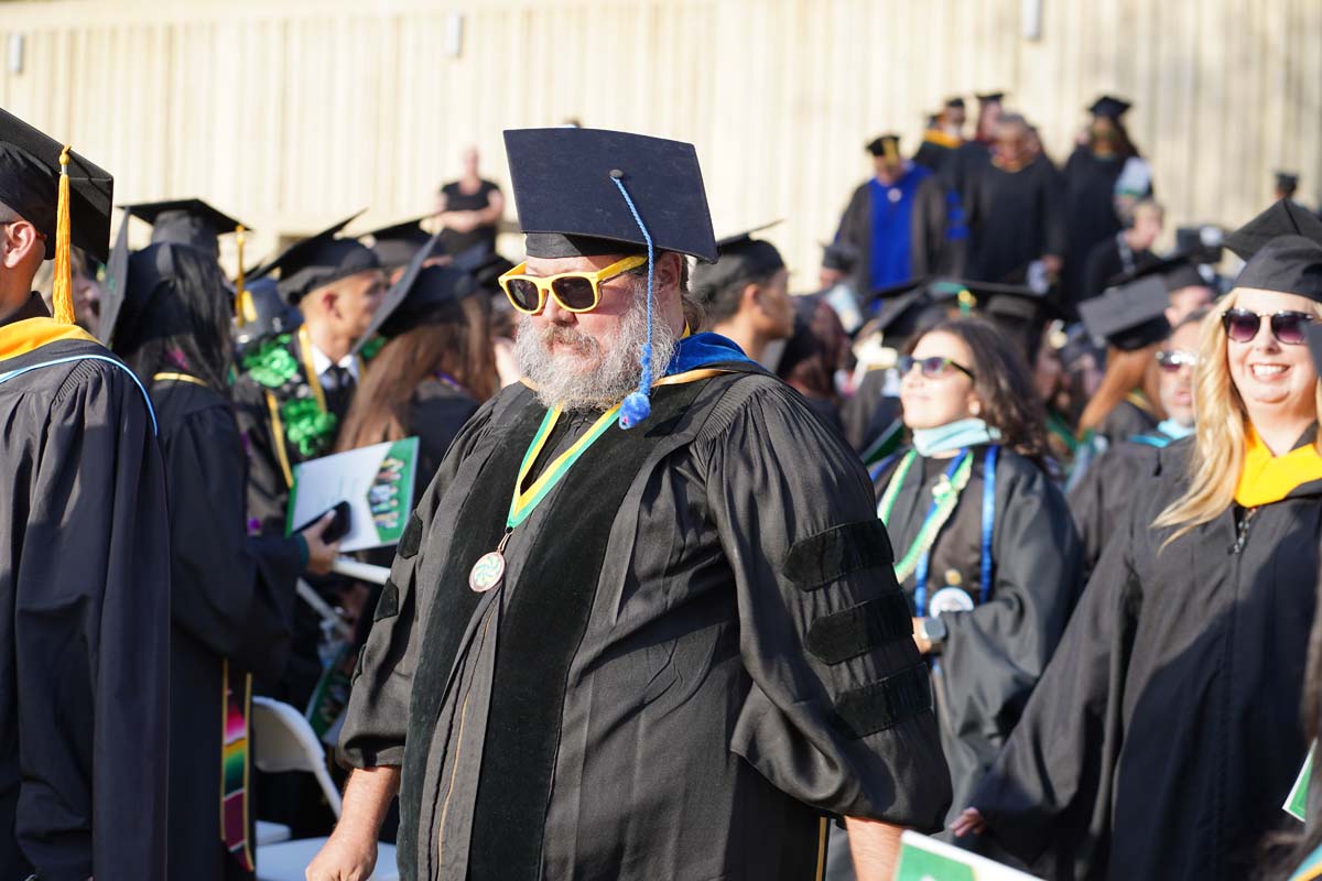 Graduates and families at CHC's Commencement 2024.