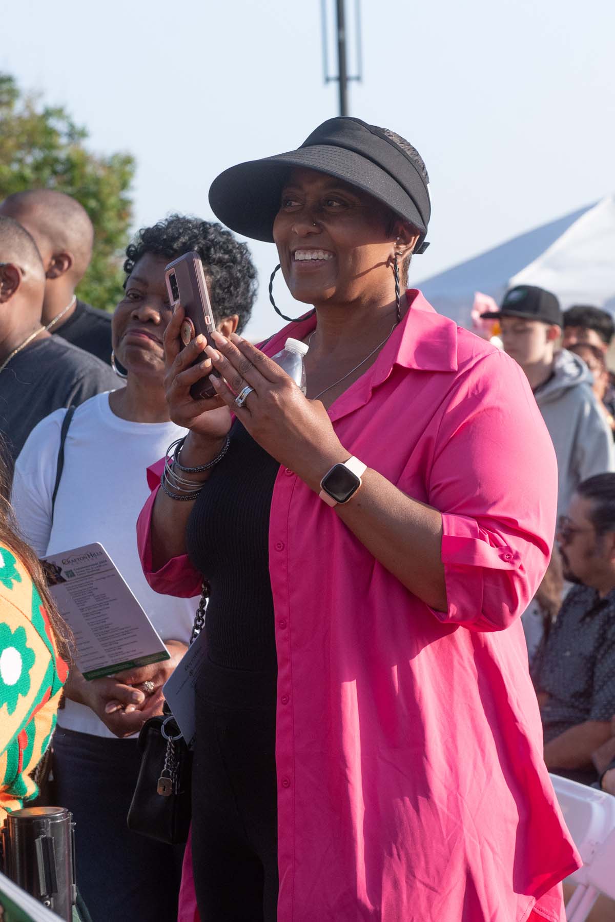 Graduates and families at CHC's Commencement 2024.