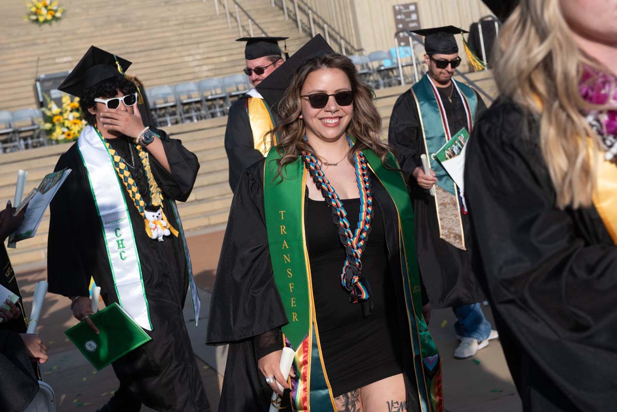 Graduates and families at CHC's Commencement 2024.