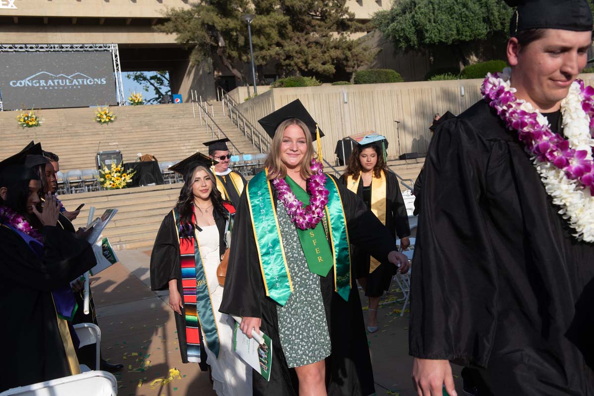 Graduates and families at CHC's Commencement 2024.