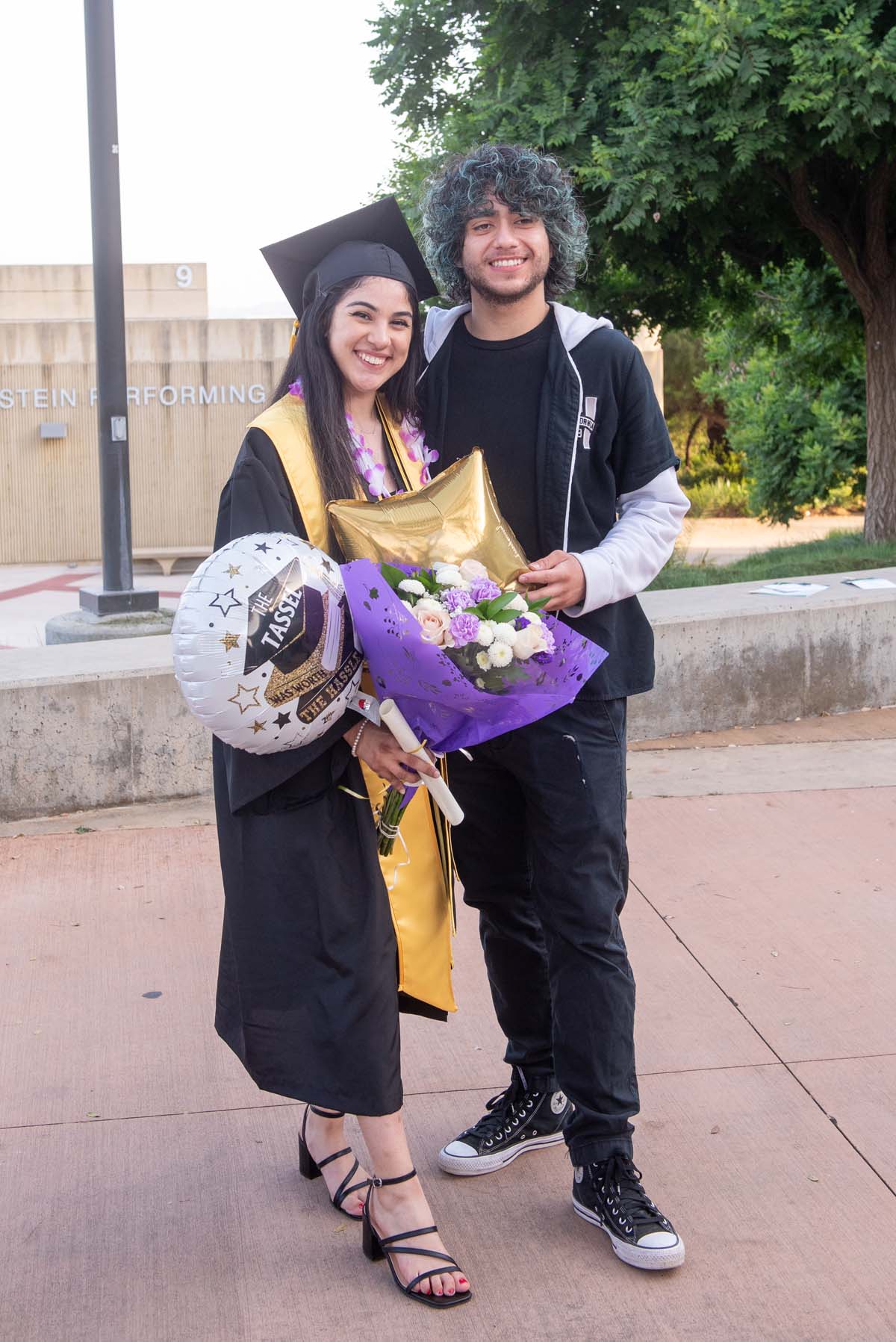 Graduates and families at CHC's Commencement 2024.
