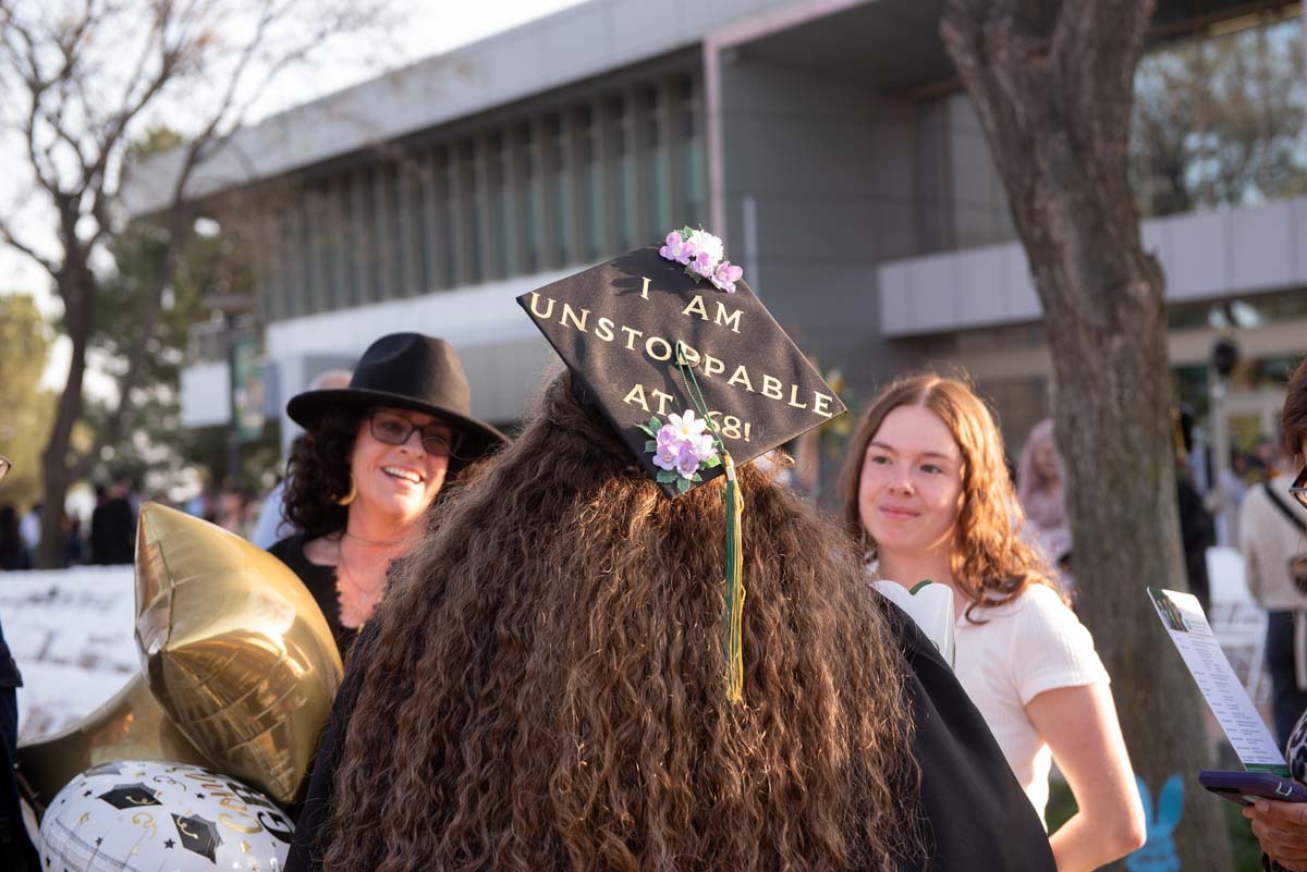 Graduates and families at CHC's Commencement 2024.
