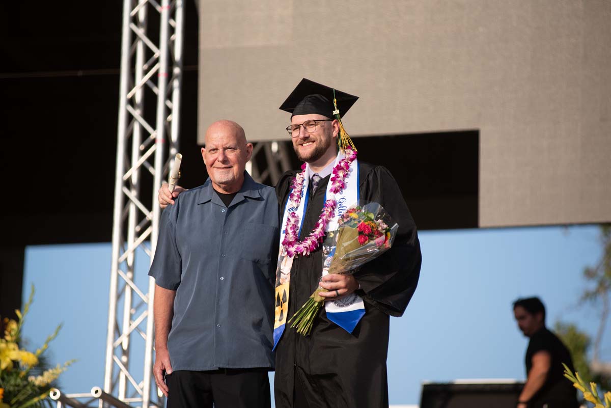 Graduates and families at CHC's Commencement 2024.
