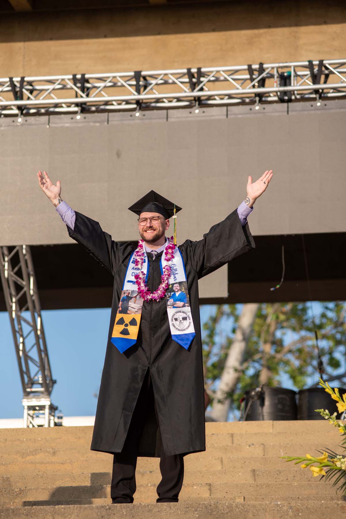 Graduates and families at CHC's Commencement 2024.